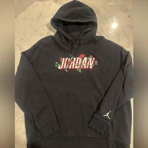 Nike Men’s Jordan Hoodie “Sorry For Your Loss Tour” In Black Colorway Size XL